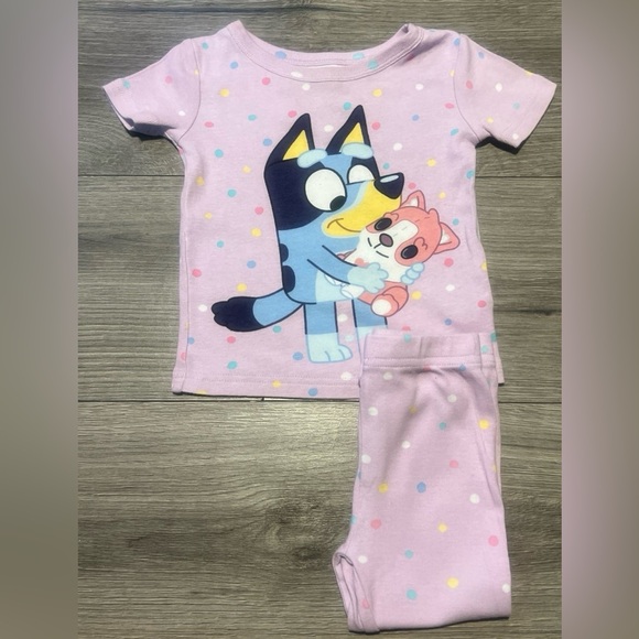 Toddler girl Bluey Pajamas 2T - Picture 1 of 2